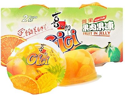 喜之郎 果肉果冻【什果】水果布丁 附带小勺 (2杯装) 2x200g